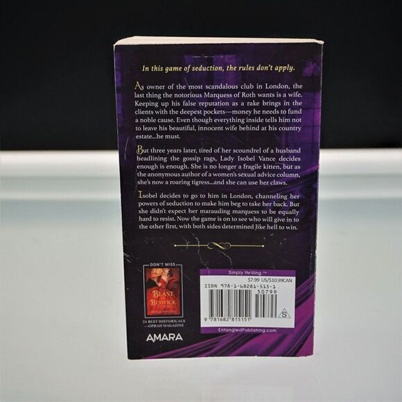 The Rakehell of Roth By Amalie Howard 2021 AMARA Books Paperback - Picture 3 of 7